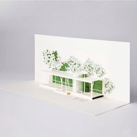 Glass house card