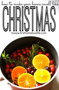 Make Your Home Smell Like Christmas