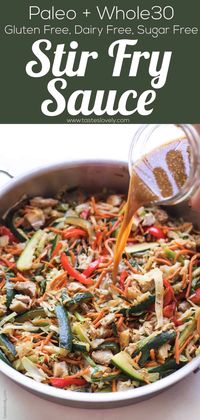 The BEST Whole30   Keto Stir Fry Sauce