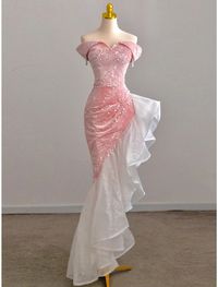 Mermaid / Trumpet Prom Dresses Party Dress Evening Party Floor Length – BL Dress