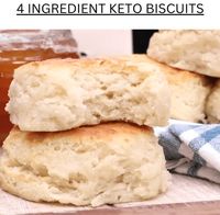 Indulge in the simplicity and deliciousness of these 4 INGREDIENT KETO BISCUITS that perfectly align with your low-carb lifestyle.