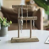 Keep your jewelry collection organized with this Handmade Driftwood Medium Jewelry Stand! You'll love the natural look. It's perfect for displaying!