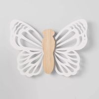 Butterfly Wood Lit Kids' Wall Decor Cream - Pillowfort™ : Target