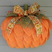 PRICES MAY VARY. Charming Autumn Pumpkin Wreath: Elevate your seasonal decor with our 40cm Autumn Pumpkin Wreath adorned with bows and berries. Its farmhouse-inspired design, reminiscent of a pumpkin, exudes elegance and warmth, making 40cm autumn pumpkin wreath with bows and berries a perfect addition to your fall, Halloween, Christmas, and Thanksgiving decor. fall wreaths for front door, halloween wreath, halloween wreaths for front door, large front door wreath, seasonal wreaths for front doo