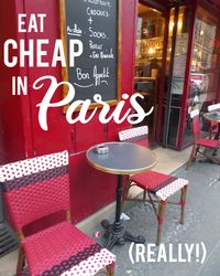 Eat cheap in Paris!  Yes, you can afford to eat on your trip to France, no matter what your budget!  Free couscous?  Cheap coffee?  Best picnics?  Ooh la la!