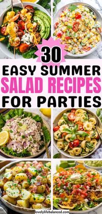 Discover the ultimate collection of summer salad recipes on this blog! From healthy summer salads with fruit to vegan and gluten-free options for your BBQ, they've got recipes for every occasion, including summer salad recipes for dinner and crowd-pleasers with chicken. Don't forget to try their summer salad dressing!