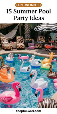 A comprehensive guide to 15 summer pool party ideas that will make your event the highlight of the season. Each idea is accompanied by engaging activities and décor tips to ensure your guests have a blast. Let’s dive in!