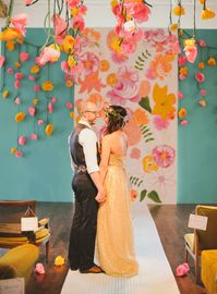 1970's LoveFest Wedding: Carissa + Adam – Part 1 | Green Wedding Shoes Wedding Blog | Wedding Trends for Stylish + Creative Brides