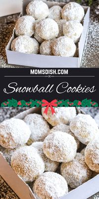 Snowball cookies are nutty, buttery and oh-so-delicious. They require only five ingredients and also last much longer than your typical cookie!