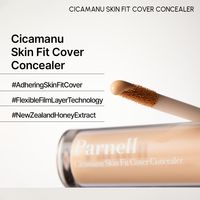 Cicamanu Skin Fit Cover Concealer 5g  #CICAMANU #FLEXIBLE FILM LAYER TECHNOLOGY #CALMING CONCEALER  🌿 What is it 🌿 A soothing concealer that combines Parnell’s special ingredient ‘Cicamanu™ Biome’ and Flexible Film Layer technology to soothe sensitive skin while providing adherent coverage.  🌿 Shade  🌿 #21 Pink Beige: Cover spots, bright-neutral pink beige for light-toned skin expression #23 Yellow Beige: Cover a wide area, calm neutral yellow beige for natural skin expression   🌿 Product Features 🌿 ① Flexible Film Layer Technology Excellent at covering redness and blends naturally so that the coverage area does not stand out.  ② Coverage for sensitive skin The primary ingredients in Parnell helps to calm blemishes.  ③ NON Dectected Test Completed - Ethanol FREE - Phenoxyethanol FREE