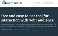 Interact with your class with the Mentimeter online poll tool.  Students useany device with Internet access to respond.