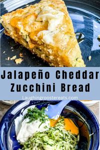 "Jalapeño Cheddar Zucchini Bread offers a moist and savory way to enjoy the summer's bounty of fresh zucchini and spicy jalapenos. Cooking it in a cast iron skillet enhances its flavor and gives it a perfectly crisp and golden crust."