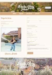 custom web design and development for photographers