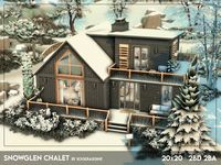 The Sims Resource - Snowglen Chalet (NO CC)