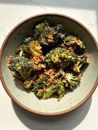 Roasted Caesar Broccoli (gluten-free) - rachLmansfield