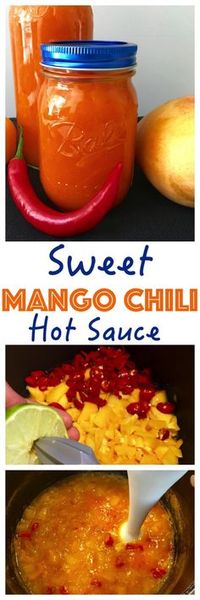 This Sweet Mango Chilli Sauce recipe is awesome as a dip for chicken strips, shrimp, Vietnamese or Thai rolls, add to a stir fry or a salad dressing.