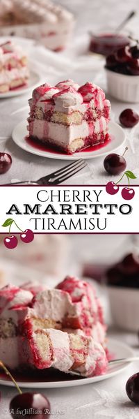 Cherry Amaretto Tiramisu - A baJillian Recipes