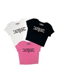 "Crop top with \"As A Matter Of Fact, The World Does Revolve Around Me\" design printed on a 95% cotton 5% spandex, form fitting, available in multiple colors 💞 Make sure to check the size chart✨ 🚨If you'd like glitter text please choose that option / listing under \"Glitter Text\" on our site🚨 Message me with any questions :)"