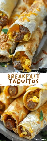 Breakfast Taquitos [35 Minutes] – Chasety