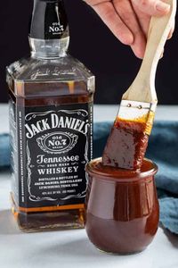 This Jack Daniels sauce is a sweet bbq sauce with the warm flavor of Tennessee whiskey. You'd be surprised at how delicious a little whiskey can make your favorite bbq sauce taste!