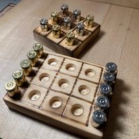 Tic Tac Toe Bullet Casing Board Man Cave Bar Teaser - Etsy