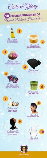 Natural Hair Commandments for Winter Hair Care