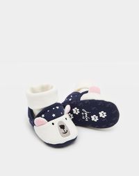 Nipper Slippers were on Joshua’s original wish list... perhaps some of these for his Christmas Eve box..  Nipper Polar Bear Character Slippers | Joules UK