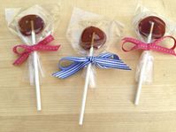 Honey Lollipops / A natural Sore Throat Remedy  http://fountainavenuekitchen.com/honey-lollipops-a-natural-sore-throat-remedy/  Here's another:http://fullbellysisters.blogspot.com/2012/12/one-ingredient-honey-lollipops.html