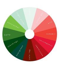 Color Wheel Christmas Card