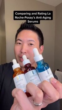 Dr. Daniel Sugai, MD, FAAD on Instagram: "Dr.Sugai Compares: Anti-aging players from LRP that can help with fine lines and wrinkles this winter. What’s your favorite serum by the brand? #antiagingskincare #beautytips #drsugaiskincare #hyaluronicacid #vitamincserum #retinol"