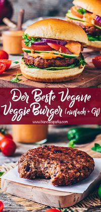 Das Beste Vegane Burger Rezept (einfach, glutenfrei)