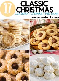 During the holidays, everyone enjoys a good classic cookie recipe. You can't go wrong with these soft and delicious options for classic Christmas cookies recipes.