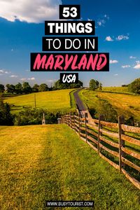 Wondering what to do in Maryland? This travel guide will show you the top attractions, best activities, places to visit & fun things to do in Maryland. Start planning your itinerary & bucket list now! #maryland #md #usatravel #usatrip #usaroadtrip #travelusa #travelunitedstates #ustravel #ustraveldestinations #americatravel #vacationusa