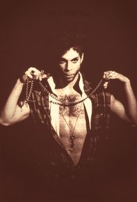 The symbol was a rebellion against Prince's record label, Warner Bros. Prince compared his contractual obligations to slavery, and began performing with the word "SLAVE" on his cheek. He saw his own name as a part of his contractual entrapment. "Record contracts are just like - I'm gonna say the word - slavery," he said, according to Rolling Stone. "I would tell any young artist...don't sign." #prince #purplerain #music ##icon #funk #art #fashion #legend #slavery #capitalism