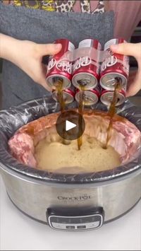 501K views · 3.9K reactions | Easy 4 ingredient dinner I show you how to make yummy ribs for dinner using dr pepper.Youll need: Ribs, Dr pepper,spices , bbq.                         #ribs #bbqlife #drpepper #crockpot | Abby’s Creations | Abby’s Creations · Original audio