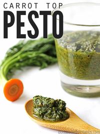 Carrot Top Pesto | Reduce Food Waste with an Easy Recipe