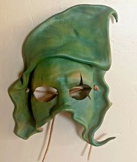 New! Handmade Leather Mask JOMA Halloween Renaissance  Mardi Gras Masquerade Cosplay was just added to eBay. Check it out! #eBay #eBaySeller