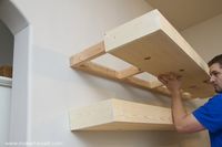 How to Build SIMPLE FLOATING SHELVES (...for any room in the house!) | via Make It and Love It