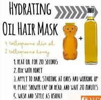 Olive oil and honey mask...I love this as a prepoo