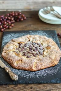 Roasted Grape Crostata - What Should I Make For...