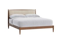 The dark ash wood gives this bed a lovely mid-century feel