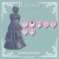 Free dti dress to impress rococo outfit