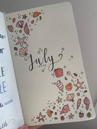 July title page 2022! Seashells and summer