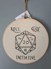 D&D Wall Art PDF Embroidery Pattern Dungeons and Dragons | Etsy