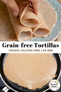 These are flourless, grain-free, whole foods, high protein tortillas that are not only soft and easy to make but the healthiest thing you can imagine to have on taco night. Beginners are welcome as well since you only need 2 ingredients: red lentils and buckwheat groats and no tortilla press.