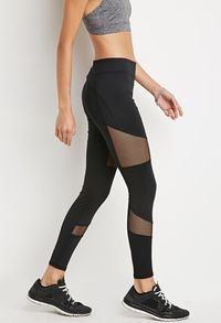 Mesh Insert Athletic Leggings | Forever 21 | #f21active