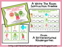 A Companion Freebie . . . Fishing for Subtraction - Differentiated Kindergarten