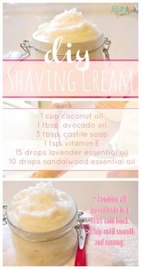 DIY Shaving Cream