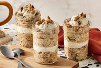 Carrot cake for breakfast? We say yes! These carrot cake overnight oats taste just like the classic dessert—complete with a frosting-like layer—but with far less added sugar.