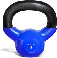 Amazon.com : Yes4All Vinyl Coated Kettlebell Weights Set – Great for Full Body Workout and Strength Training – Vinyl Kettlebell 5 lbs, Dark Blue : Kettlebell Weights : Sports & Outdoors